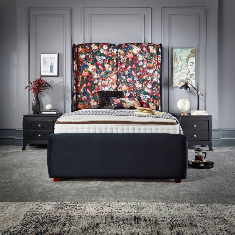 Chandrea Upholstered Bed, Small Double (4')
