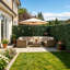 Polyethylene Plastic Fence Panels Included-130376490