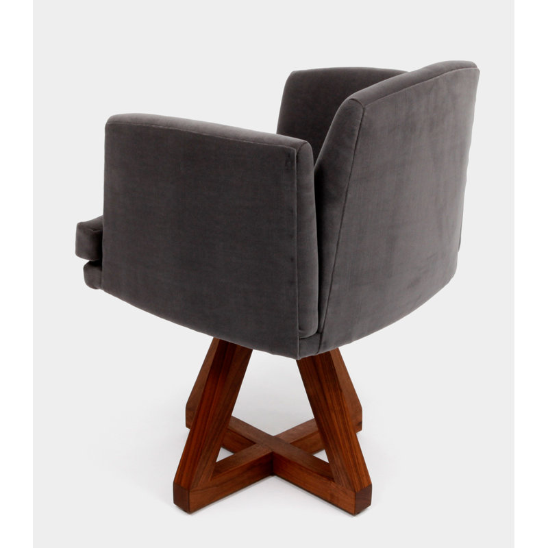 Allison Upholstered Arm Chair, Flannel