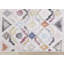 Tapis d'intérieur / intérieur tribal / sud-ouest surteint de 5 pi x 8 pi (5 pi 3 po x 7 pi 7 po) Branch Branch - bleu, tribal / sud-ouest de salon-243701142