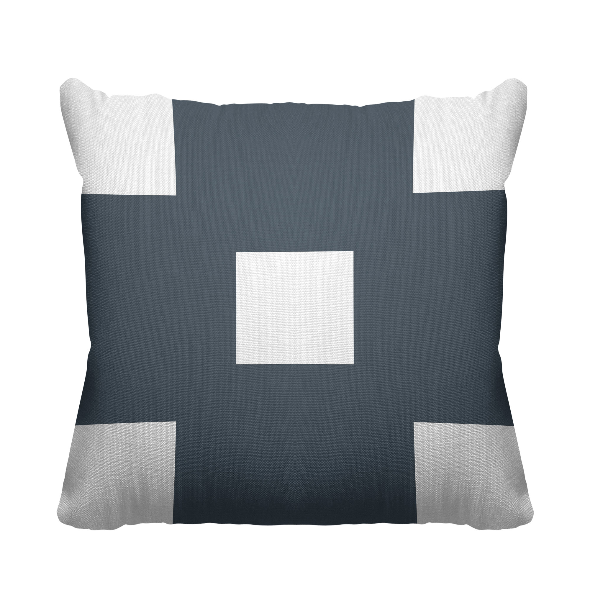 Luella Geometric Indoor/Outdoor Throw Pillow, 20W" x 20H", Gray