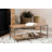 Accent Bench with Slat Shelf