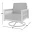 Chaise berçante d'extérieur avec coussin Sunbrella Townsend-2024388981