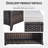 Schutt Wicker 5 - Person Patio Conversation Set with Cushions-101177743-101177744