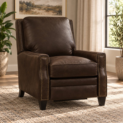 Maria Heirloom Quality Recliner in Buttery Soft 100% Top Grain Leather, Made to Order