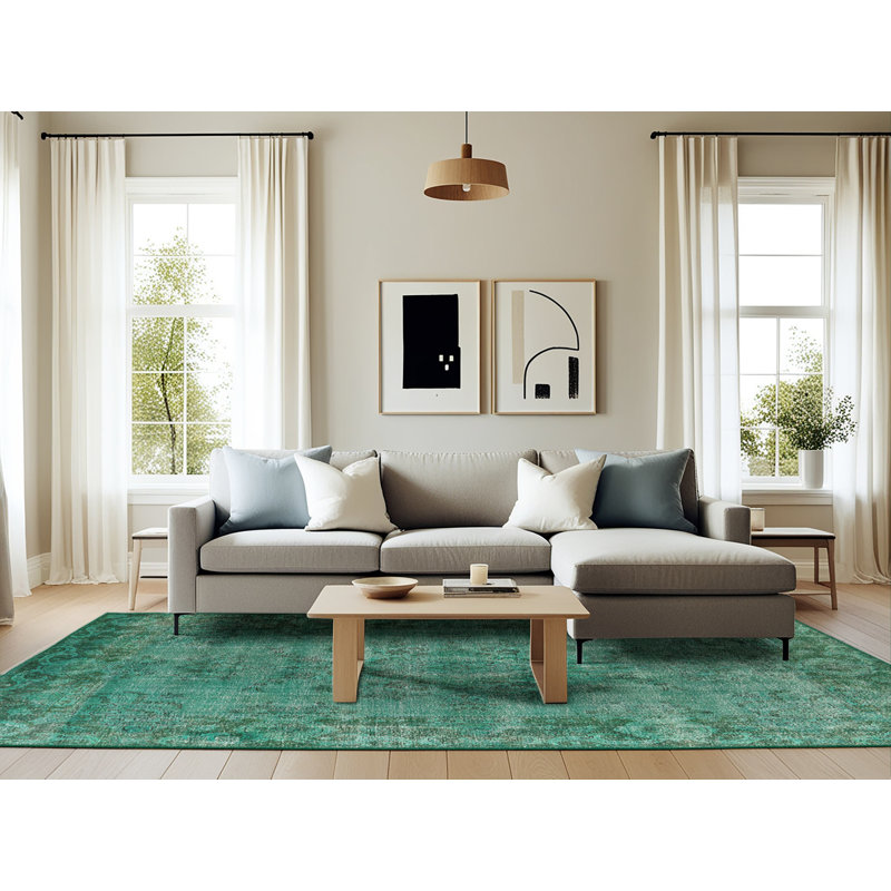 Oriental Indoor Rug, Rectangle 6' x 9'