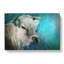 Cow In The Meadow With Blue Light - Wrapped Canvas-55370655