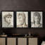 Classical Study I - Toile tendue avec châssis sur mesure - 3 pièces-1860600153-1860600155