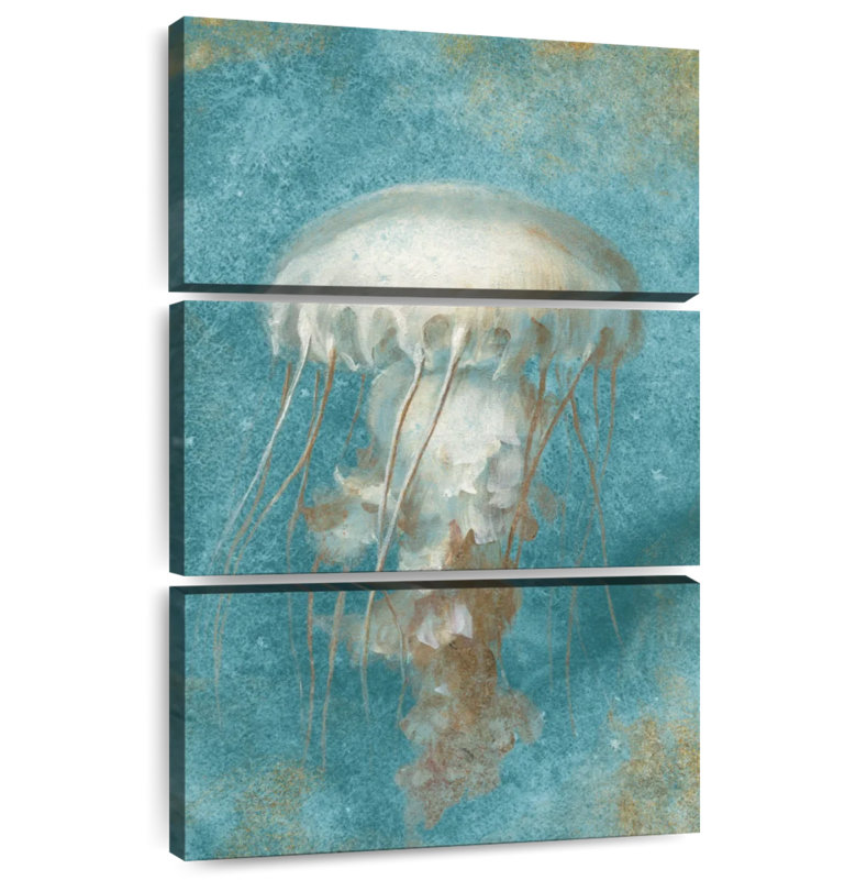 Brampt des trésors de la mer - aqua III, H 65 po x l 42 po