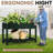 High-Density Polyethylene Elevated Planter-423937887