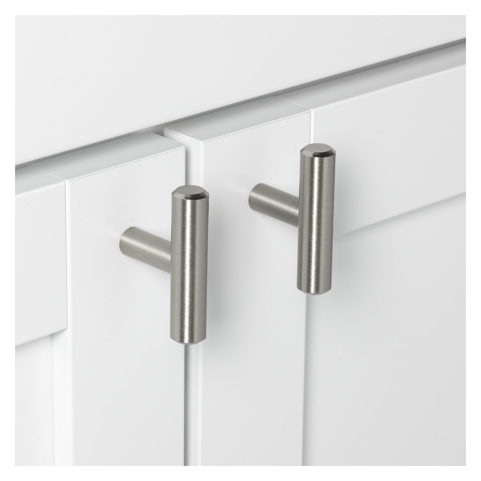 Roman 2" Length Bar Knob, Stainless Steel