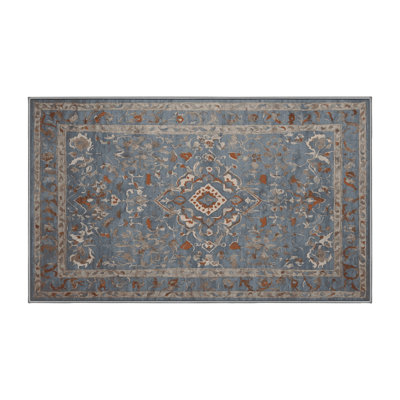 Tapis gris lavable à la machine