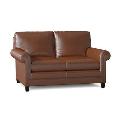 Raylen 59.5'' Leather Loveseat