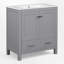 Ensemble de meuble-lavabo simple 30 po Danaijah-641286989