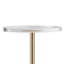 Table de bout en acrylique transparent
