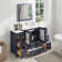 Arroyos 54'' Single Bathroom Vanity with Ceramic Top with Mirror
