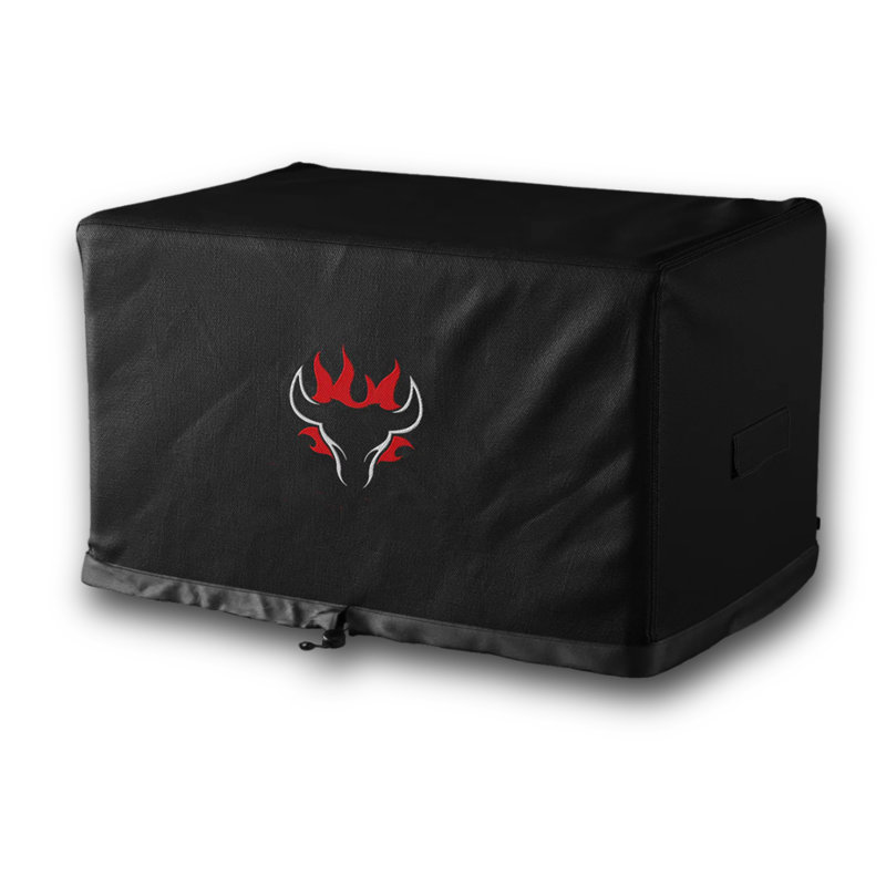 Schwank Grill Cover for Portable Infrared Grill – Waterproof Heavy Duty BBQ Grill Cover | UV Resistant Grill Cover with Drawstring | Barbecue Cover with Hose Cutout & Handle Access
