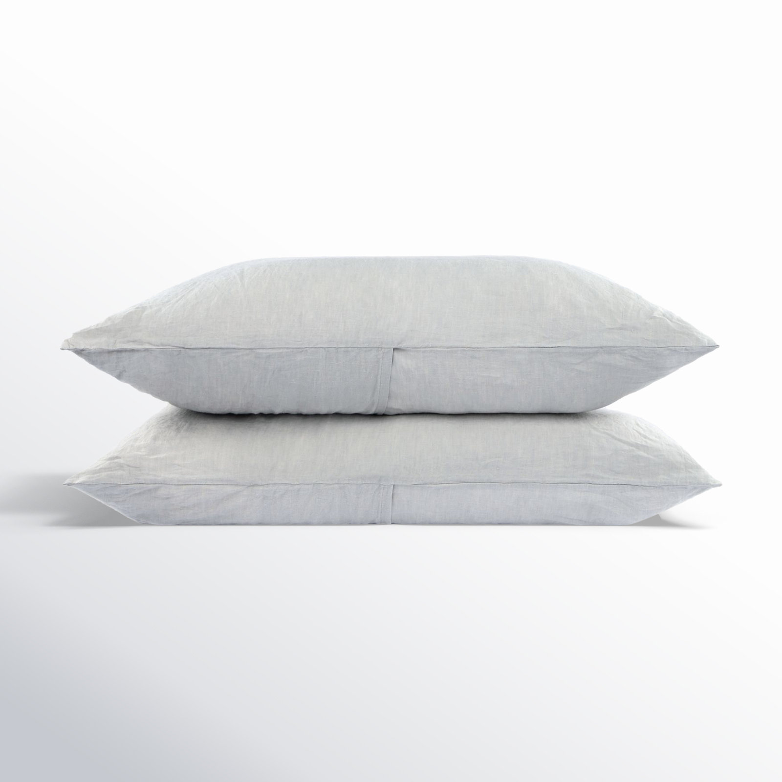 Linen Pillowcase, Pebble Heather, King Pillowcase