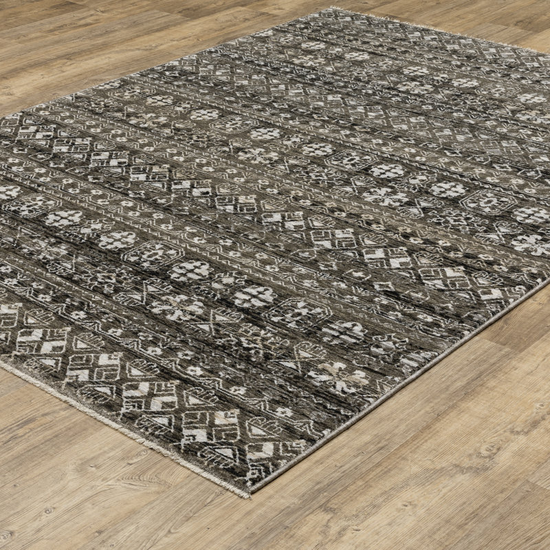 Aldred Geometric Indoor Rug, Rectangle 9'10" x 12'11"