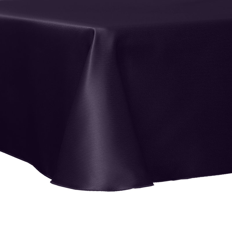 Ultimate Textile Herringbone - Fandango Tablecloth, Purple, 12, 108" W x 156" L Oval