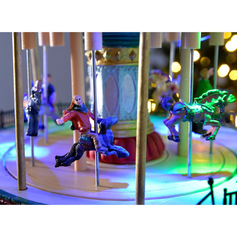 Pre-Lit LED Animated Carousel