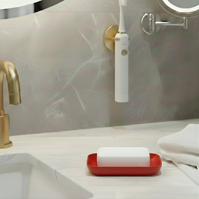 Porte-savon ROUS Hardware - Porte-savon en aluminium massif, finition mate, 1 pièce