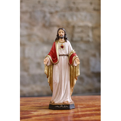 Sacred Heart of Jesus Statue Religious Decor