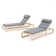 Sehrish 83" Long Reclining Single Chaise with Cushions