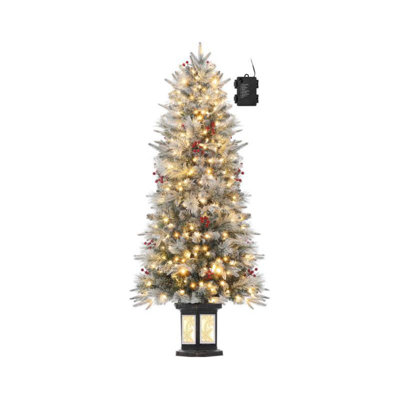 Arbre de Noël artificiel illuminé 4,5 pi