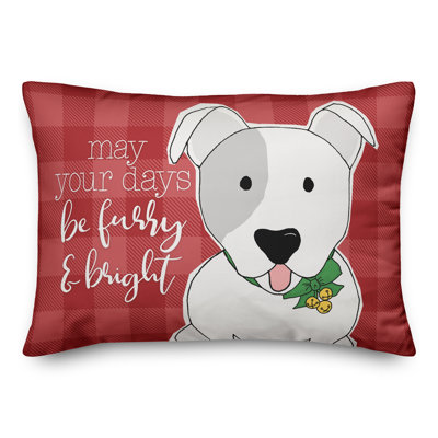  Coussin May May Days Be Furry and Bright