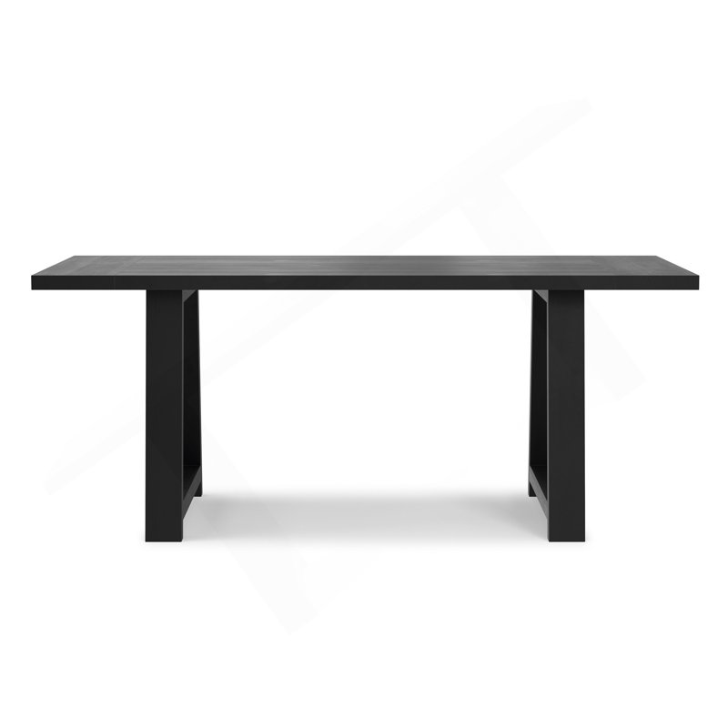 Table de salle à manger Whitley, Noir