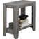 Table d'appoint de style transitionnel en stratifié pouvant servir de table de lampe, table de chevet, table de bout