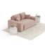 Two-seater square arms loveseat sofa-682303355