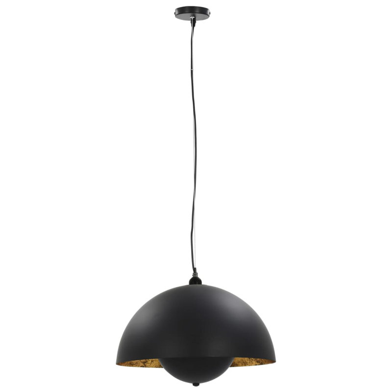 Montez 1 - Light Black Single Pendant, 135cm H  x 40cm W x 40cm D