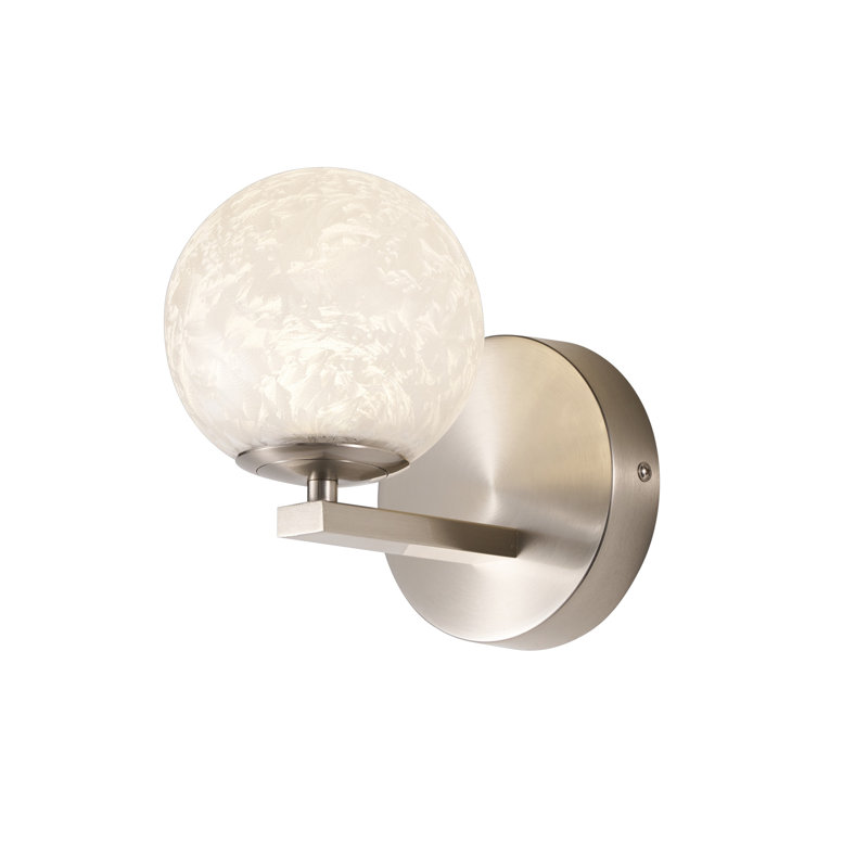 1-Light Wall Sconce - Brushed Nickel, Brushed Nickel