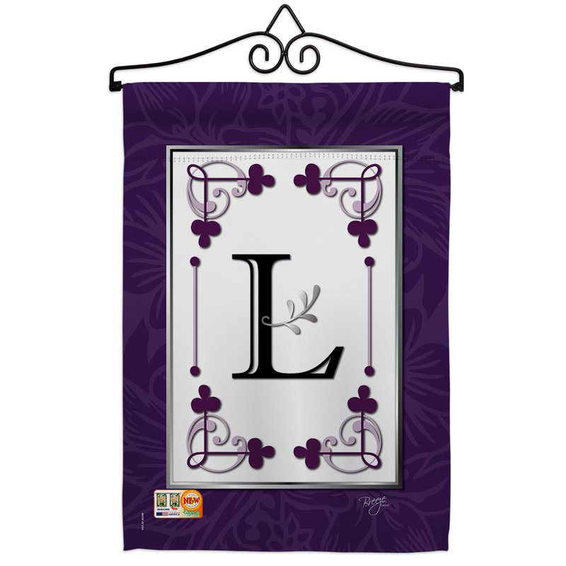 Classique classique 2 faces polyester 19 x 13 po ensemble de drapeaux, L