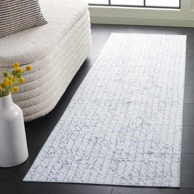 Tapis gris / bleu Athiran 901