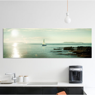 « soirée voilier », reproduction de photo sur toile