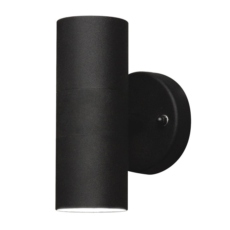 Modena 2 - Bulb 17cm H Outdoor Armed Sconce, Aluminium in black
