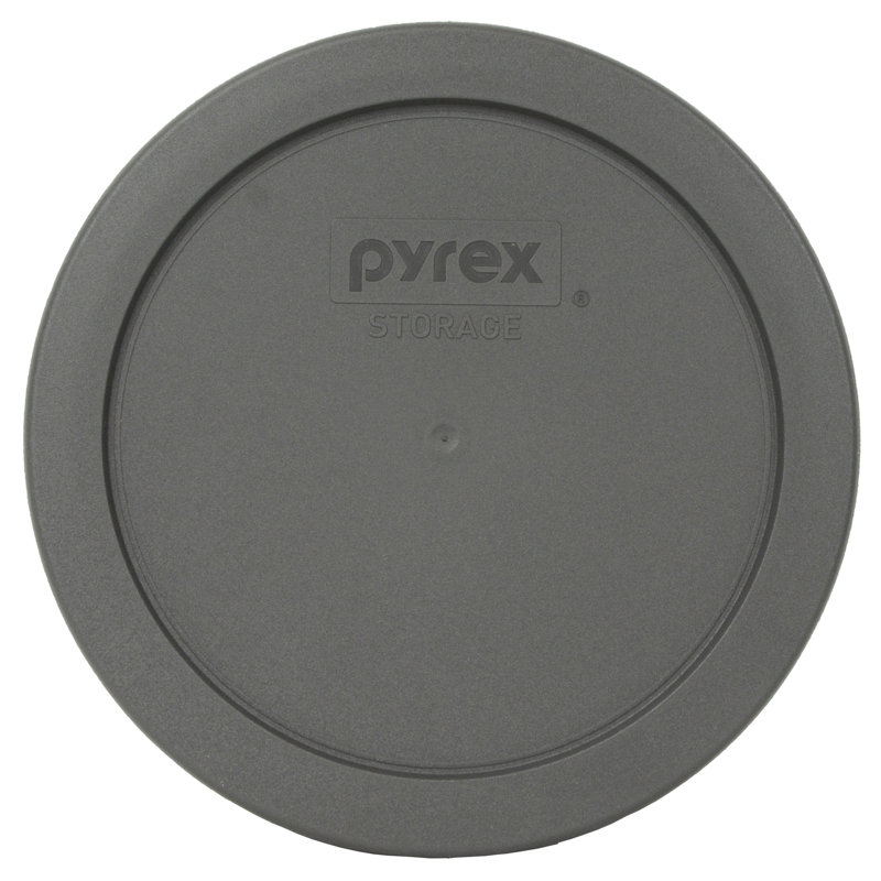 (1) bol en verre de 4 tasses Pyrex (1) et (1) couvercle en PC (7201), Gris flaques d'eau