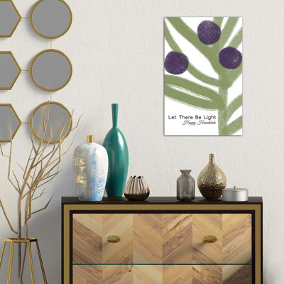 Olive Branch by Linda Woods - Wrapped Canvas Print