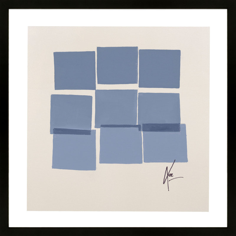 Reflection 1 by Lee Lessem, Black, 36" H x 36" W x 1.25" D