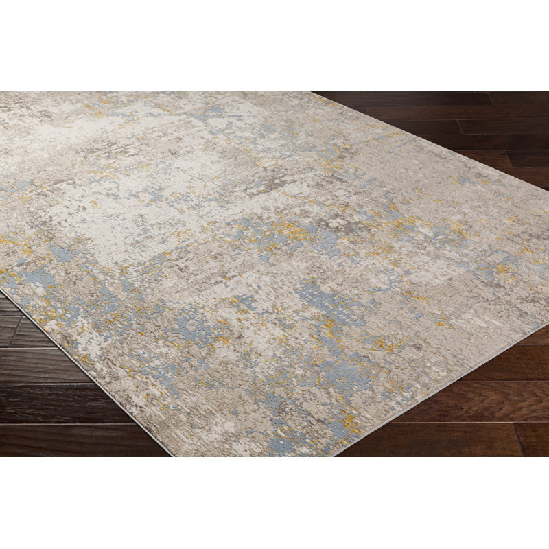 Abstract Indoor Rug, Rectangle 7'10" x 10'