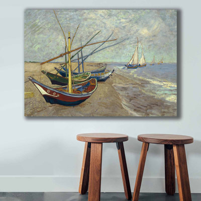 Vincent van Gogh Decorative Canvas Painting, 27.6 x 39.4 inches | 100% Canvas, 100% Wooden Frame (Thickness: 1.1 inches) | Stunning Art for Home Décor, Perfect for Living Room & Office Spaces, Timeless Masterpiece