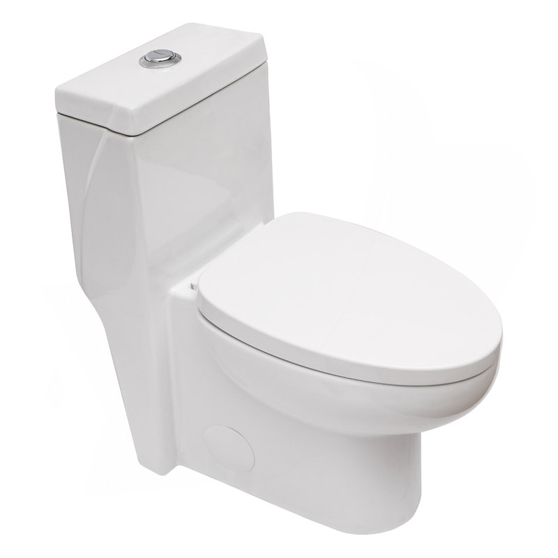 Toilette une pièce en céramique