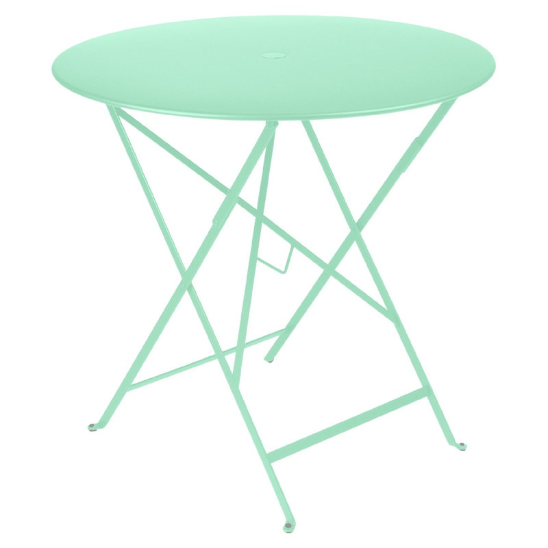 Bistro Outdoor Round Bistro Table, 29" H x 30.5" W x 30.5" L, Deep Blue