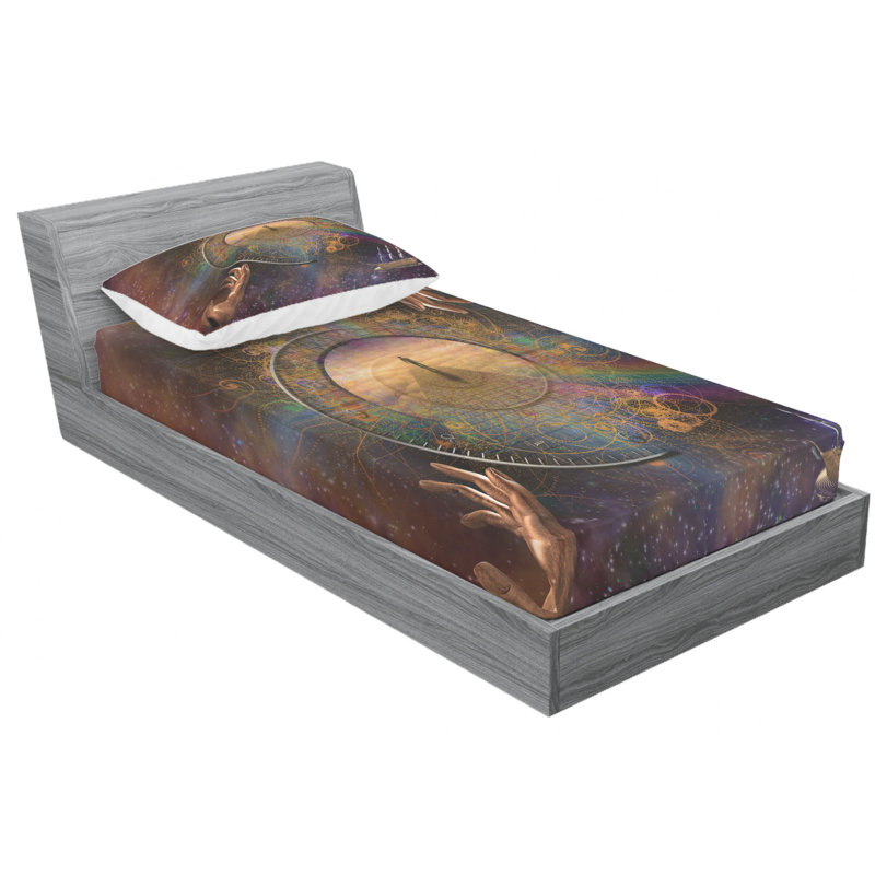 Microfiber Sheet Set, Twin Sheet Set with Fitted Sheet