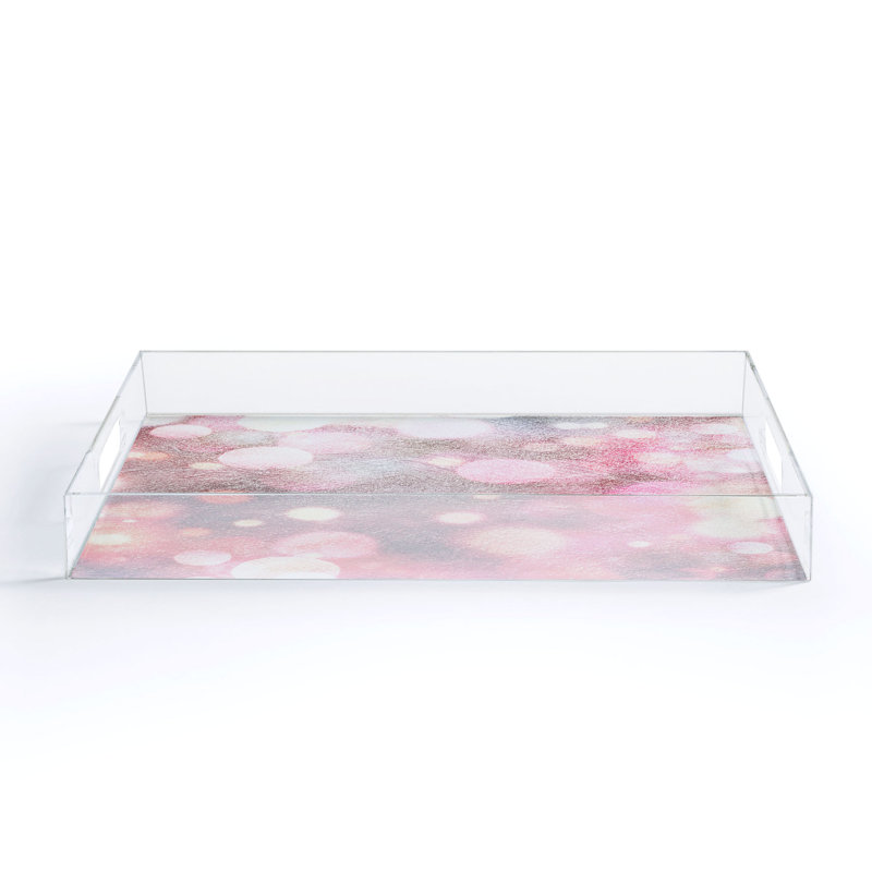 Plateau en acrylique Iveta Abolina, H 1,75 po x l 15,5 po x L 12 po