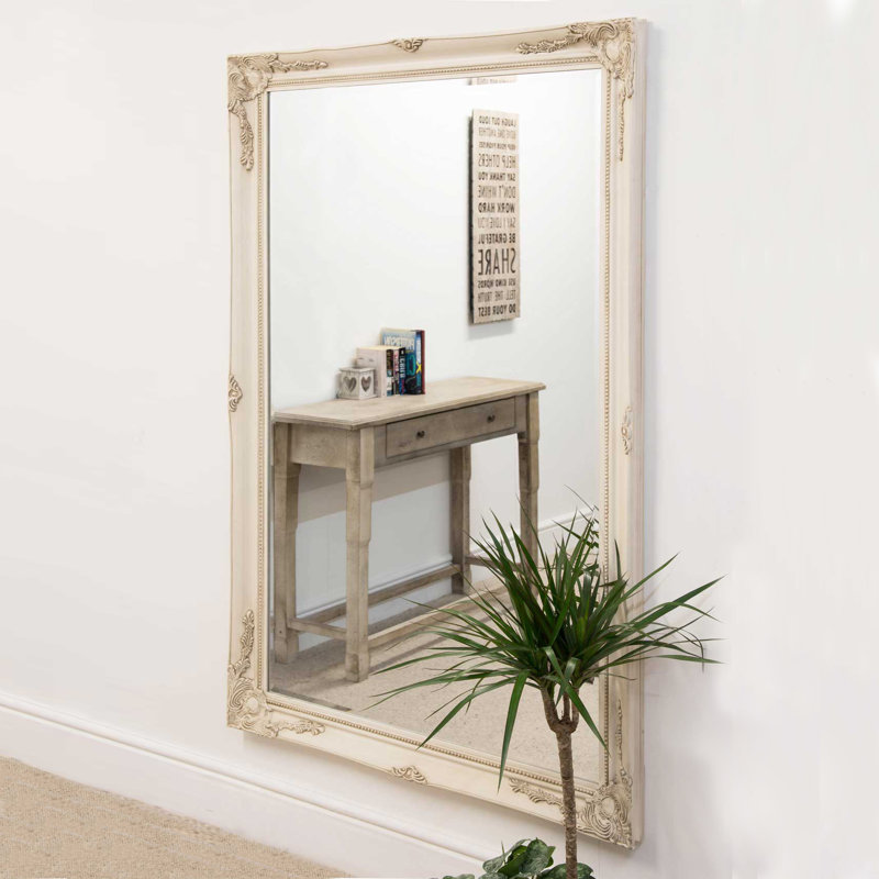 Ellwood Wood Flat Wall Mirror
