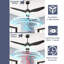 Tibuh 52'' Ceiling Fan with LED Lights-1527119967